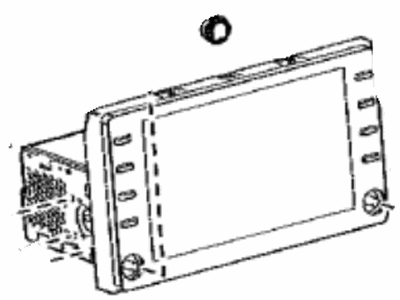 Toyota 86140-12210 Receiver Assembly, Radio & Display