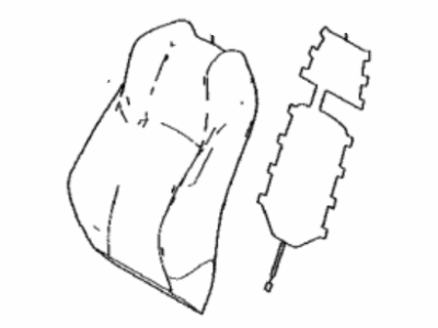 Toyota 71074-1AD60-C7 Cover, Front Seat Back, Driver Side(For Separate Type)