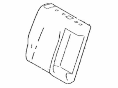 Toyota 71077-12U90-E4 Cover,  Rear Seat Back,  RH (For Separate Type)