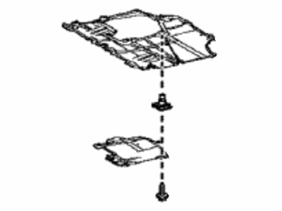 Toyota 51410-12120 Cover Assy,  Engine Under,  No.1