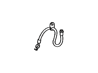 Toyota 90947-02581 Hose,  Flexible,  NO.1(For Front)