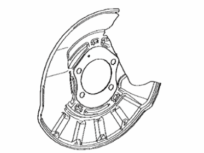 Toyota 47803-33010 Cover Sub-Assy,  Disc Brake Dust,  Rear RH