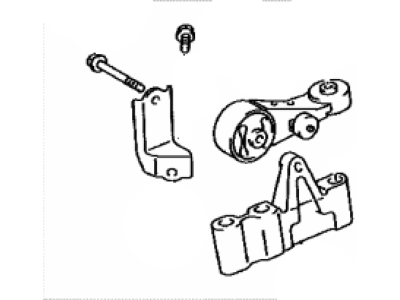 Toyota 12309-0P050 Rod Sub-Assembly, Engine Moving Control