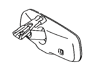 Toyota 87810-0WX90 Inner Rear Mirror Assembly