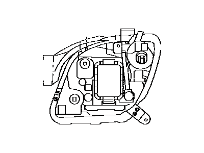 Toyota 81195-47010 RETAINER, HEADLAMP Protector, LWR RH