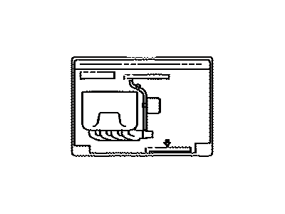 Toyota 17792-21040 Label, Engine Vacuum Hose Information