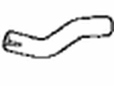 Toyota 16297-37010 Hose,  Water By-Pass,  NO.9