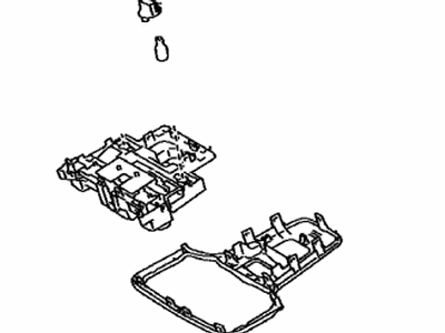 Toyota 81206-47020-B0 Lamp Sub-Assy,  Console Box