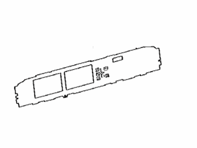 Toyota 83811-47W40 Plate,  Combination Meter,  NO.1