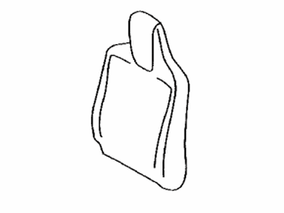 Toyota 71558-74090-B0 Pad, Front Seat Back W/Cover, Passenger Side Toyota 71558-74090-B0 Pad, Front Seat Back W/Cover, Passenger Side