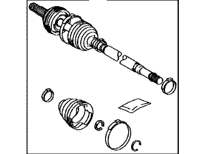 Toyota 43405-09010 Shaft Sub-Assembly, Front Axle Outer