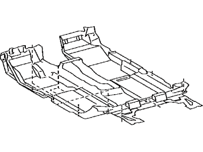 Toyota 58510-6B460-A0 Carpet Assy, Floor, Front