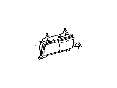 Toyota 73990-35010-C0 Air Bag Assy,  Instrument Panel,  Lower NO.2