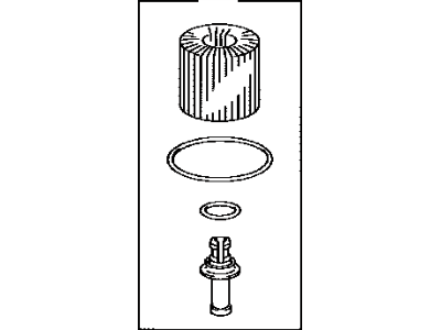 Toyota 04152-31090 Element Kit,  Oil Filter