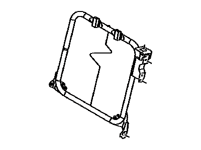 Toyota 71018-0R010 Frame Sub-Assembly, Rear Seat