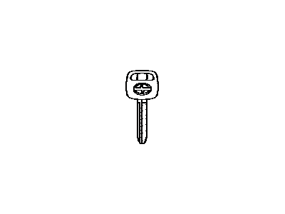 Toyota 69515-33120 Key,  Blank