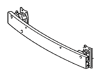 Toyota 52021-35110 Reinforcement Sub-Assembly, Front Bumper