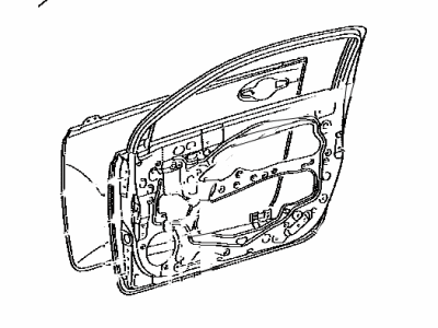 Toyota 67002-74030 Panel Sub-Assembly, Front D