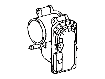 Toyota 22030-28071 Body Assy,  Throttle W/Throttle Position Sensor