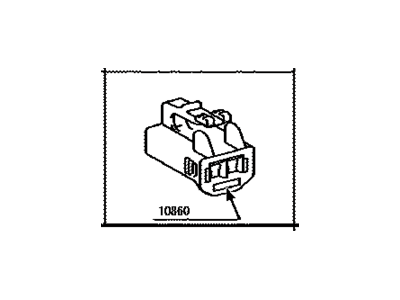 Scion 90980-10860 Housing, Connector F