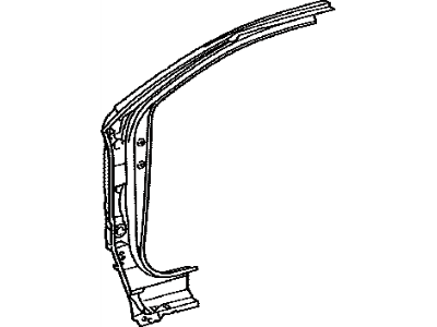 Toyota 61103-17010 Pillar, Front Body, Upper Outer Passenger Side