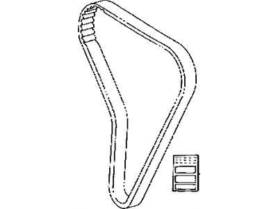 Toyota 13568-49036 Belt,  Timing