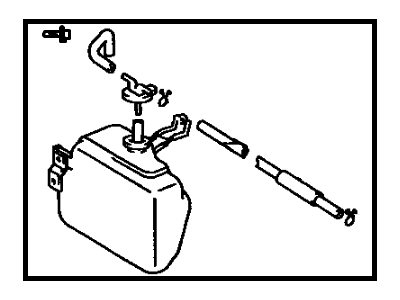 Toyota 16470-46110 Tank Assy,  Radiator Reserve