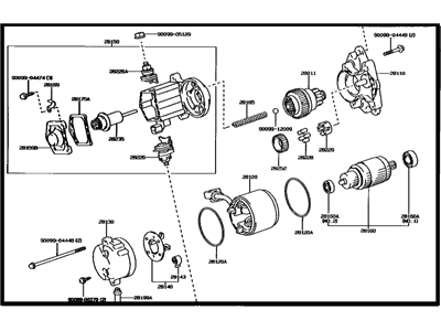 Toyota 28100-46140 Starter Assy