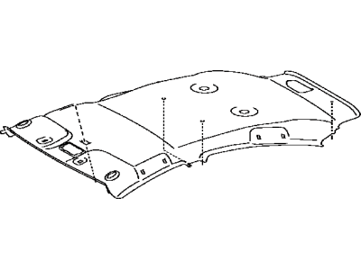 Toyota 63311-52120-B0 Headlining,  Roof