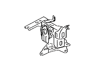 Toyota 12372-21360 Insulator,  Engine Mounting,  LH(For Transverse Engine)