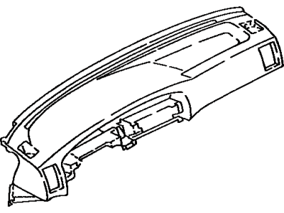 Toyota 55401-03010-B0 Pad Sub-Assy, Instrument Panel Safety