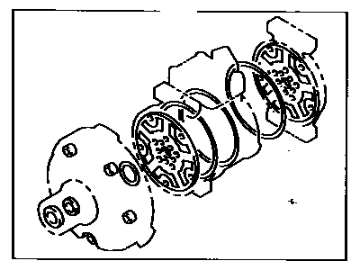 Toyota 88335-14010 Gasket Kit,  Overhaul