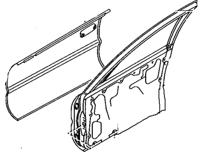 Toyota 67001-1A160 Panel Sub-Assy, Front Door, RH