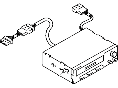 Toyota 86021-29105 Tape Player And Setting Parts Set