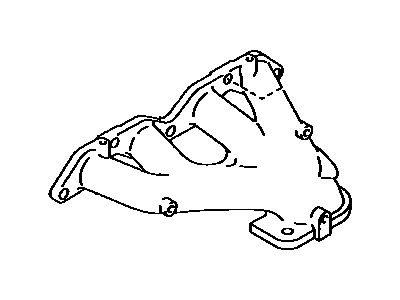 Toyota 17141-16250 Manifold,  Exhaust