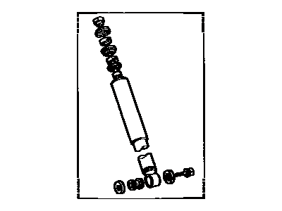 Toyota 48531-29615 Shock Absorber Assembly Rear Left