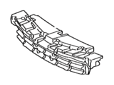 Toyota 52611-06231 Absorber,  Front Bumper Energy