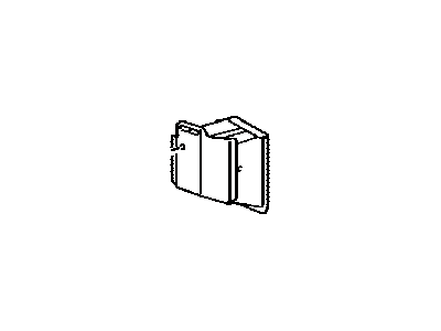 Toyota 57208-06010 Spacer Sub-Assy,  Front Bumper Support,  No.2