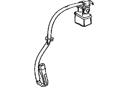 Toyota 73480-06121-B2 Belt Assy,  Rear Seat Inner W/Center,  LH