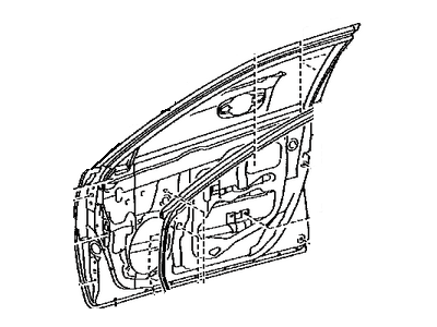 Toyota 67001-06220 Panel Sub-Assy,  Front Door,  RH