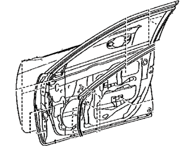 Toyota 67002-06220 Panel Sub-Assy,  Front Door,  LH