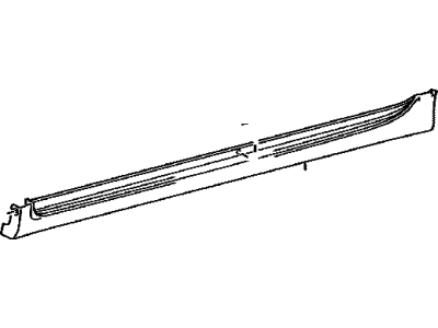 Toyota 75851-06926 Moulding,  Rocker Panel,  RH