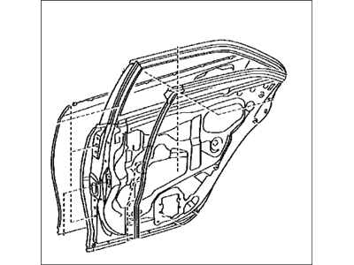 Toyota 67003-06240 Panel Sub-Assy,  Rear Door,  RH