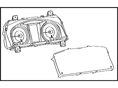 Toyota 83800-0X230 Meter Assy,  Combination