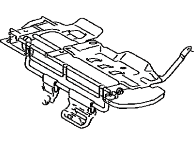 Toyota 71016-60180 Frame Sub-Assembly, Rear Seat