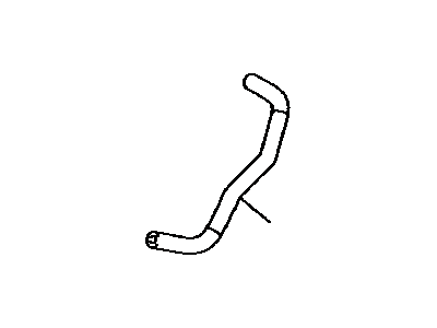 Toyota 16261-21090 Hose,  Water By-Pass