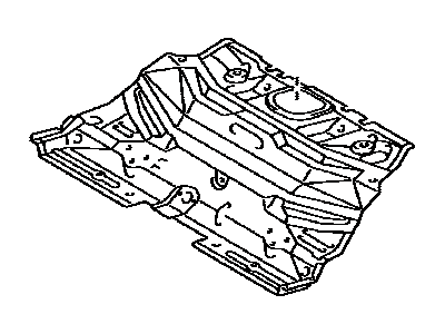 Toyota 58211-16040 Pan, Center Floor