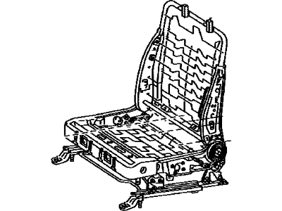 Toyota 71120-AA040 Frame Assy,  Front Seat W/Adjuster,  LH