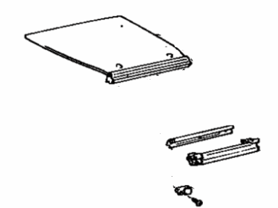 Toyota 63202-17080 Glass Sub-Assy,  Removable Roof,  LH