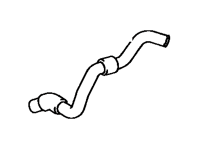 Toyota 16572-16040 Upper Hose, Passenger Side Toyota 16572-16040 Upper Hose, Passenger Side